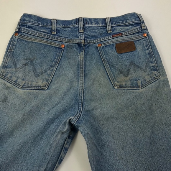 Wrangler VTG Distressed High Rise Jeans Straight - Picture 9 of 11
